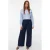 VERO MODA top met krijtstreep lichtblauw