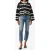 IRO Paris Albury Trouser Mid Blue Destroy