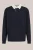 WE Fashion – Heren relaxed fit polo met contrast – Relaxed Fit – Donkerblauw – Katoen –