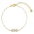 Abrazi gold plated armband Amalia