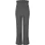 Off White Dames/Dames Off Ribbed Fold Over Wide Leg Broek (Donkergrijs)