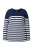 Ulla Popken Trui  donkerblauw / wit