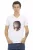 V-hals Skelet T-shirt Casual Stijl