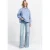Rich & Royal Cotton Stripe Blouse Skyway Blue