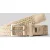 MONTI Riem in vlechtlook met leer model ‘Havanna’