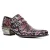 New Rock Vintage rode bloemen lederen gesp schoenen-7960-S6