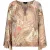 Monari  blouse with paisley pattern 410570 525 mocca pattern