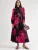 MSN Collection Jurk  lichtroze / grenadine / zwart