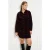 LOLALIZA corduroy korte blousejurk – aubergine