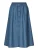 Goldner Rok  blauw denim