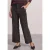 Broek met Mid Waist-taille en Straight Leg-pijpen, met knopen