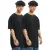 Urban Classics Heren shaped turn up lang t-shirt (set van 2)