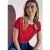 Street One Dames Lang shirt in Rood