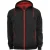 Urban Classics Heren Contrast Zachte Shell Jas (Zwart/Rood)