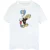 Disney Dames/Dames Pinokkio Jiminy Krekel Katoenen T-Shirt (Wit)