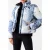 GUESS Printed Mountains Cr Aop Blue Mountain