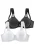 PETITE FLEUR BH  zwart / wit