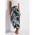 Street One Dames Broek met gedessineerde Wide Legs in Turkoois