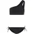 Urban Classics Dames/Dames Asymmetrische Bikini (Zwart)
