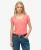 Superdry Vrouwen Studios T-shirt met Laag Uitgesneden Ronde Hals Roze