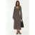 Elegante Bloemenprint V-hals Bodycon Maxidress