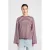 America Today gestreepte longsleeve donkerrood/ wit