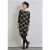 Street One Dames Jacquard jurk in Zwart