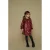 Jubel jurk met pailletten donkerrood Queen Of Hearts