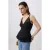 TRENDYOLMİLLA Dames Zwart Effen Mouwloos Regular fit Blouses