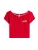 Tommy Jeans Shirt  rood / zwart / wit