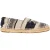 Chanel Gestreepte Captoe CC Espadrilles in Meerkleurig Canvas