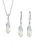 ELLI Sieraden set ‘Tropfen’  zilver