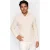GANT Cable Shawl Collar Cream