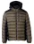 KOROSHI Winterjas  donkerbruin / zwart