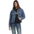 Guess Oversized truckerjas van denim voor dames (Gewassen blauw)