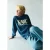 Mango Kids sweater met tekst – blauw