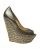 Giuseppe Zanotti Cumber 105 Wedge in Gouden Leer