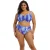 Elomi high waist bikinibroekje Maluku Island blauw