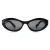 Prada PR26ZS 16K08Z zwarte donkergrijze zonnebril