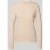 Christian Berg Woman Regular fit shirt met lange mouwen van zuivere wol in gebreide look
