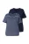 Ulla Popken Shirt  marine / wit