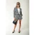 Colourful Rebel Dente Zebra Jacquard Blazer Black/white