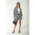 Colourful Rebel Dente Zebra Jacquard Blazer Black/white