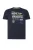 Jan Vanderstorm regular fit T-shirt FRIMANN Plus Size met printopdruk donkerblauw