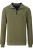 Casa Moda Half-Zip Sweater groen, Effen