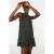 TRENDYOLMİLLA Dames Zwart Bloemen Kort / Mini Mouwloos Casual Recht Jurken
