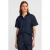 Vrouwen Linnen Gemengde Korte Mouwen Shirt