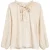 Ronde Hals Blouse met Strikdetails