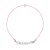 Diamond Bracelet Solitaire 0050 Cts Nylon Rose 925