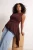 Trendyol Curve Dames Bruin Effen Mouwloos Getailleerd Grote maten Blouses